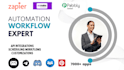 automate your apps using zapier, pabbly, integromat, webhooks, CRM integrations