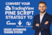 convert your tradingview pinescript strategy to ctrader, quantower, ninjatrader