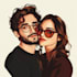 draw you anime couple art portrait