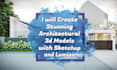 create stunning architectural 3d models with sketchup and lumion