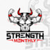 design powerful strength club and fitness logo