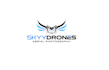 design unique sky drones logo