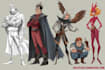 create comic characters design based on your concept