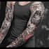 create a tattoo design of tattoo sleeve