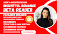 be your contemporary romance beta reader fantasy beta reader, ebook beta reading