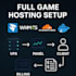 set up a full game hosting environment with pterodactyl whmcs an ddos protection