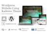 design modern wordpress website using kadence theme
