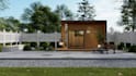 design garden, pool, patio, yard, terrace, landscape 3d model and renders