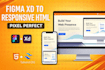 convert figma xd to responsive HTML tailwind