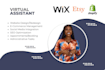 be your ecommerce virtual assistant for shopify, etsy, wix