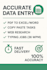 do accurate data entry, PDF to excel, and web research