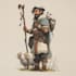 draw a unique original dnd fantasy character art