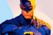 draw superhero portrait or fantasy character