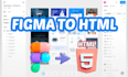 convert your figma design to responsive HTML CSS website