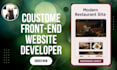 design a responsive restaurant website using HTML, CSS, js