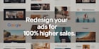 audit and redesign your underperforming adwords or adroll ads
