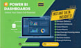 design custom power bi dashboard to track sales, profit and performance