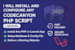install any codecanyon PHP script and configure it