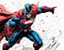 draw superhero action comic  superhero character
