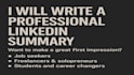 write a powerful linkedin summary and headline