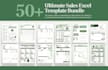 provide 50 editable sales excel and google sheet templates