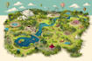 map illustration vector illustration vector map