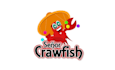 design colorful mascot craw fish logo
