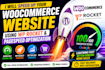 speed up your woocommerce website using wp rocket and pagespeed optimization
