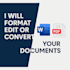 format word documents or convert PDF to editable files