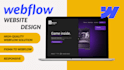 webflow website design, figma to webflow