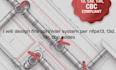 design fire sprinkler system per nfpa13, 13d, 13r, cbc codes