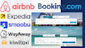 get a vacation rental website with airbnb booking expedia and smoobu setup