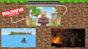 create a mojang style minecraft animation