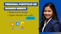 build a fast responsive website using react, tailwind, HTML and CSS