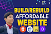 build personalized, affordable and responsive website for your business or brand
