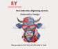 do the customised embroidery digitizing into dst,pes,jef,exp