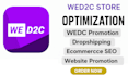 do wed2c store optimization wed2c dropshipping  ecommerce SEO website promotion
