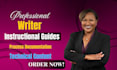 create instructional guides, process documentation, and technical content