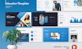 design educational presentation student projects academic poster research slide