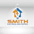 create a creative modern electrician logo design