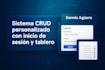 custom web system with crud and admin dashboard