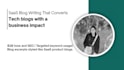 write engaging saas blog content to boost your brand