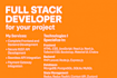 be software developer full stack web developer laravel php developer react node