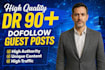 provide guest post dr 90 dofollow contextual backlinks