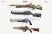 design unique weapons illustrations