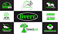 do landscape, trimming, agriculture, eco lawn care logo