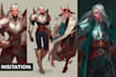 do character art, dnd, and game art