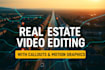 do edit real estate drone videos with motion graphics