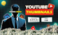 create minimal simple youtube style thumbnail