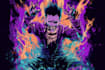 illustrate dark art psychedelic characters and creatures